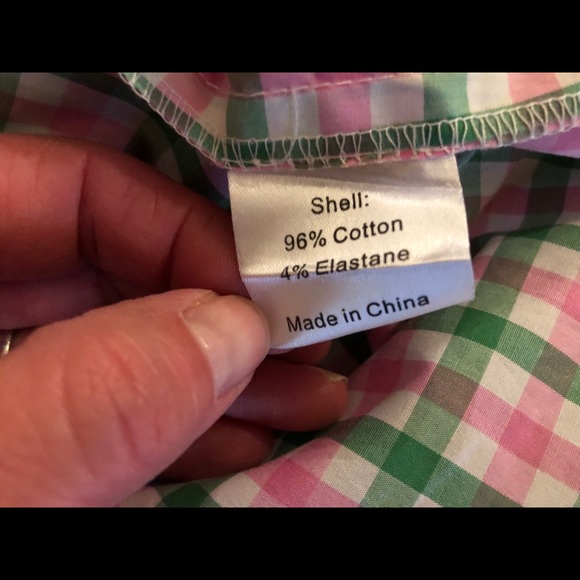 Rosie Pope Gingham Maternity Shirtdress, size S - Picture 8 of 8